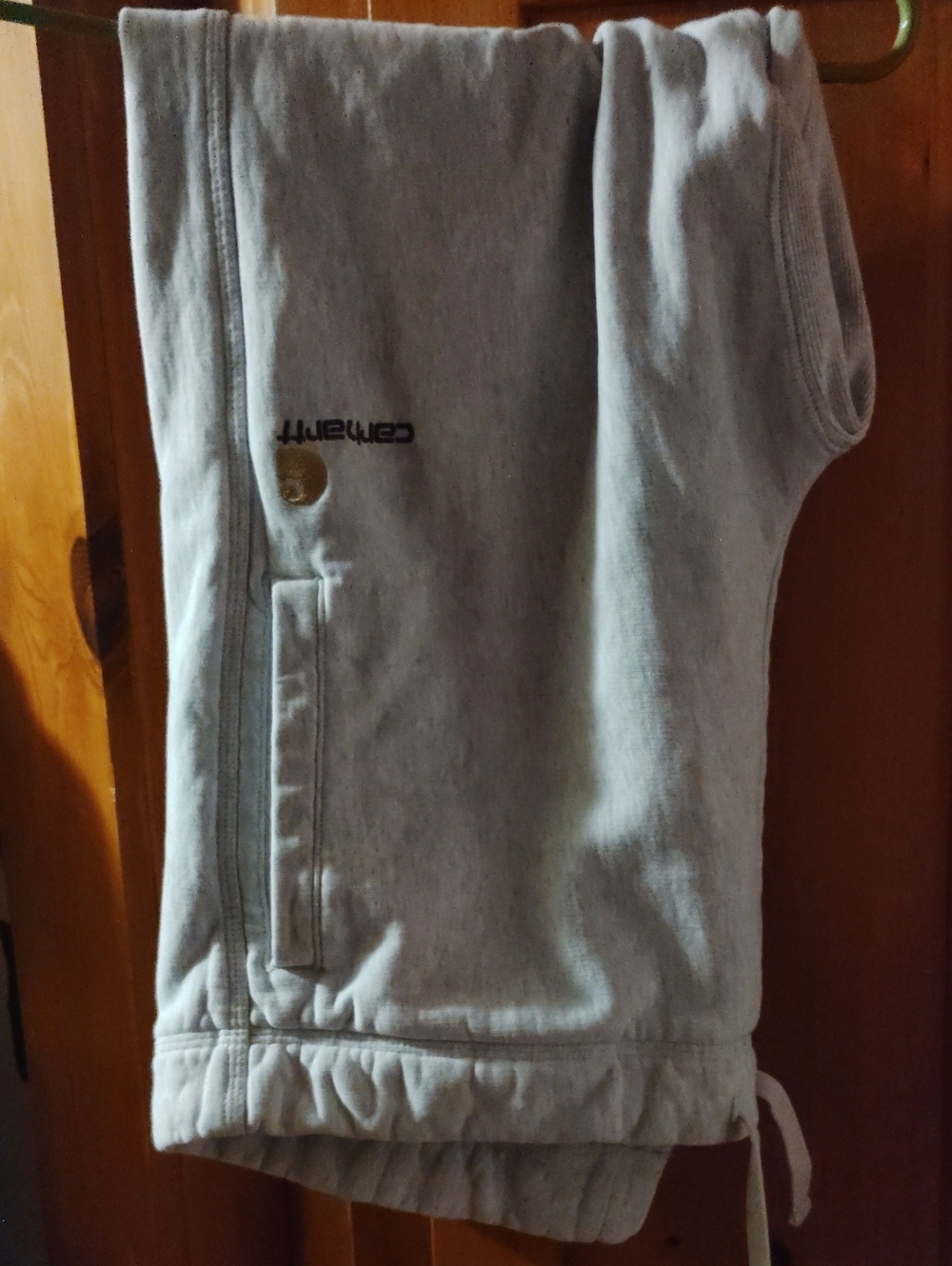 Carhartt Men’s Light Gray Fleece Joggers